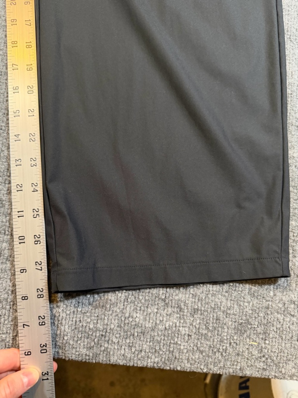 Uniqlo Ultra Stretch AIRism Straight Wide Pants Black Womens Size M - Picture 8 of 10
